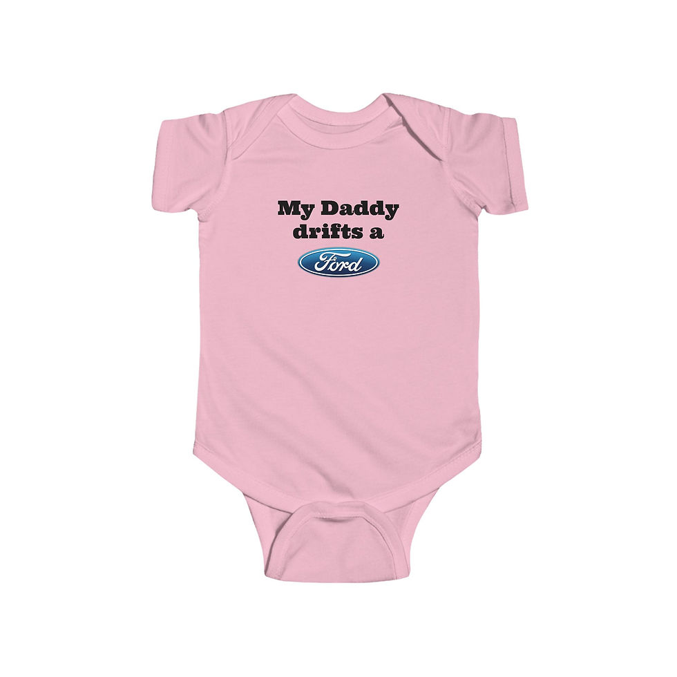 Thumbnail: My Daddy drifts a Ford Infant Fine Jersey Bodysuit