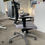 Miniature : Fauteuil gris et noir avec accoudoirs état moyen (Qté : 7) FAU333