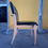 Miniature : Lot de 8 - Chaise en cuir pieds bois Qté : 1) CHA327
