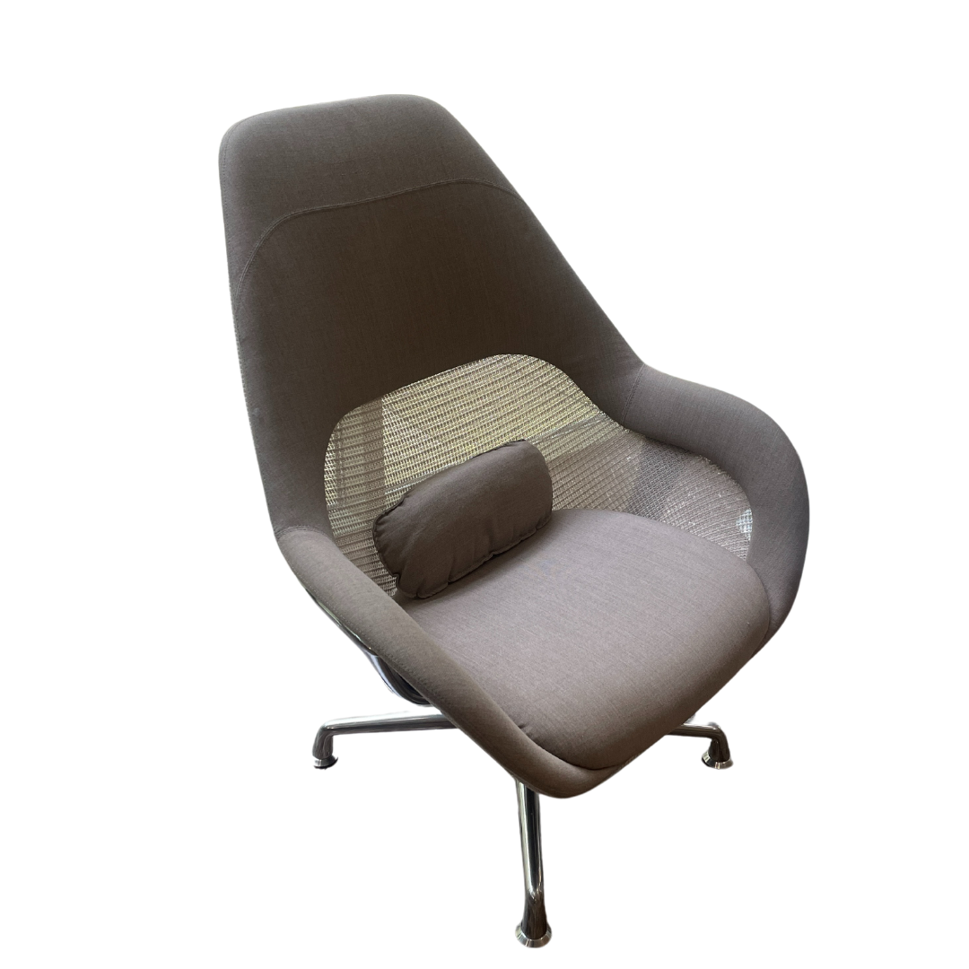 Fauteuil beige lounge Steelcase  Scott Wilson (Qté : 4) FAU127