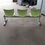 Miniature : Poutre de 3 chaises vertes (Qté : 4) CHA249