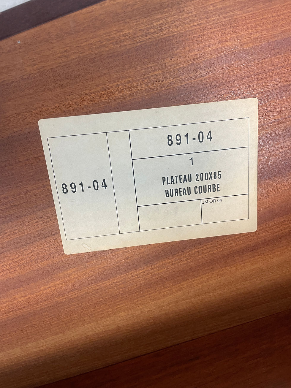 Miniature : Lot de 2 - Bureau droit en bois (Qté: 1) BUR305