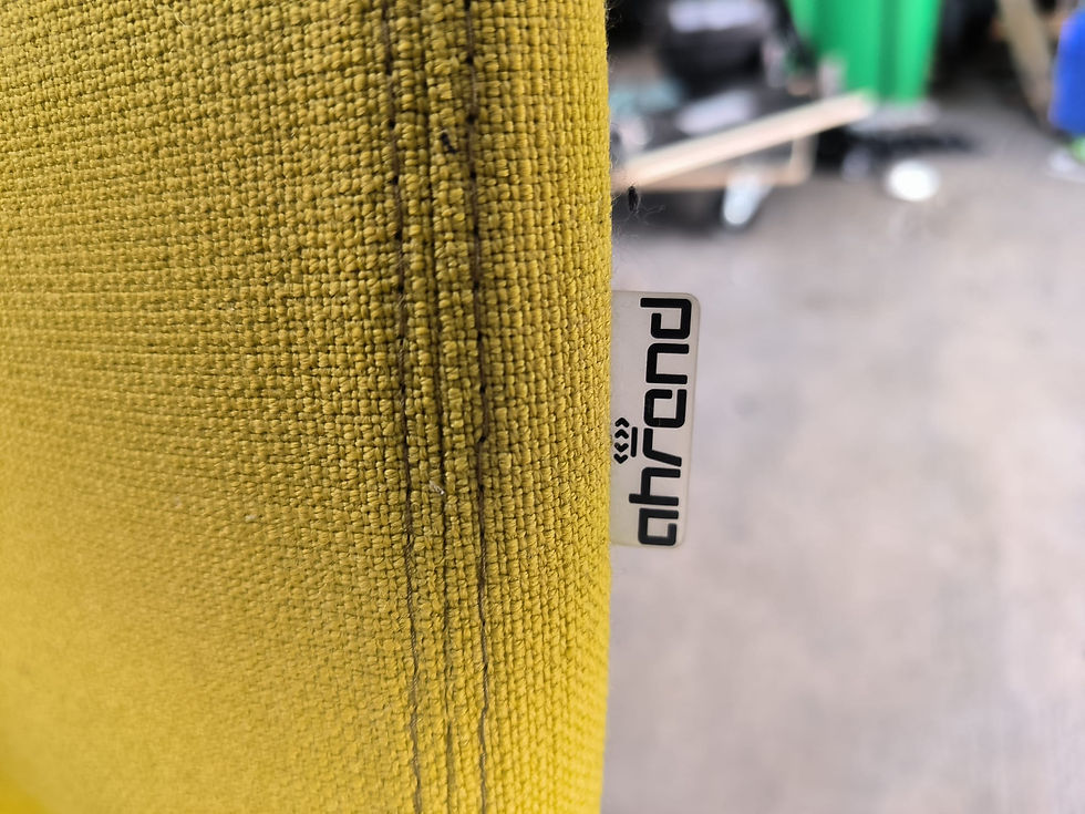 Miniature : Lot de 5 - chaise visiteur Ahrend jaune (Qté : 1) CHA358