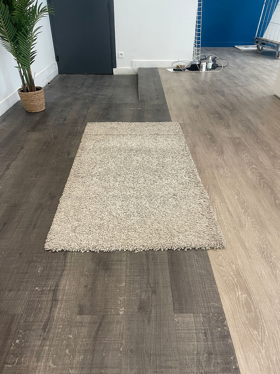 Miniature : Petit tapis beige 155cm (Qté : 1) ACS146