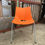 Miniature : Lot de 4 - Chaise en plastique orange (Qté : 1) CHA278
