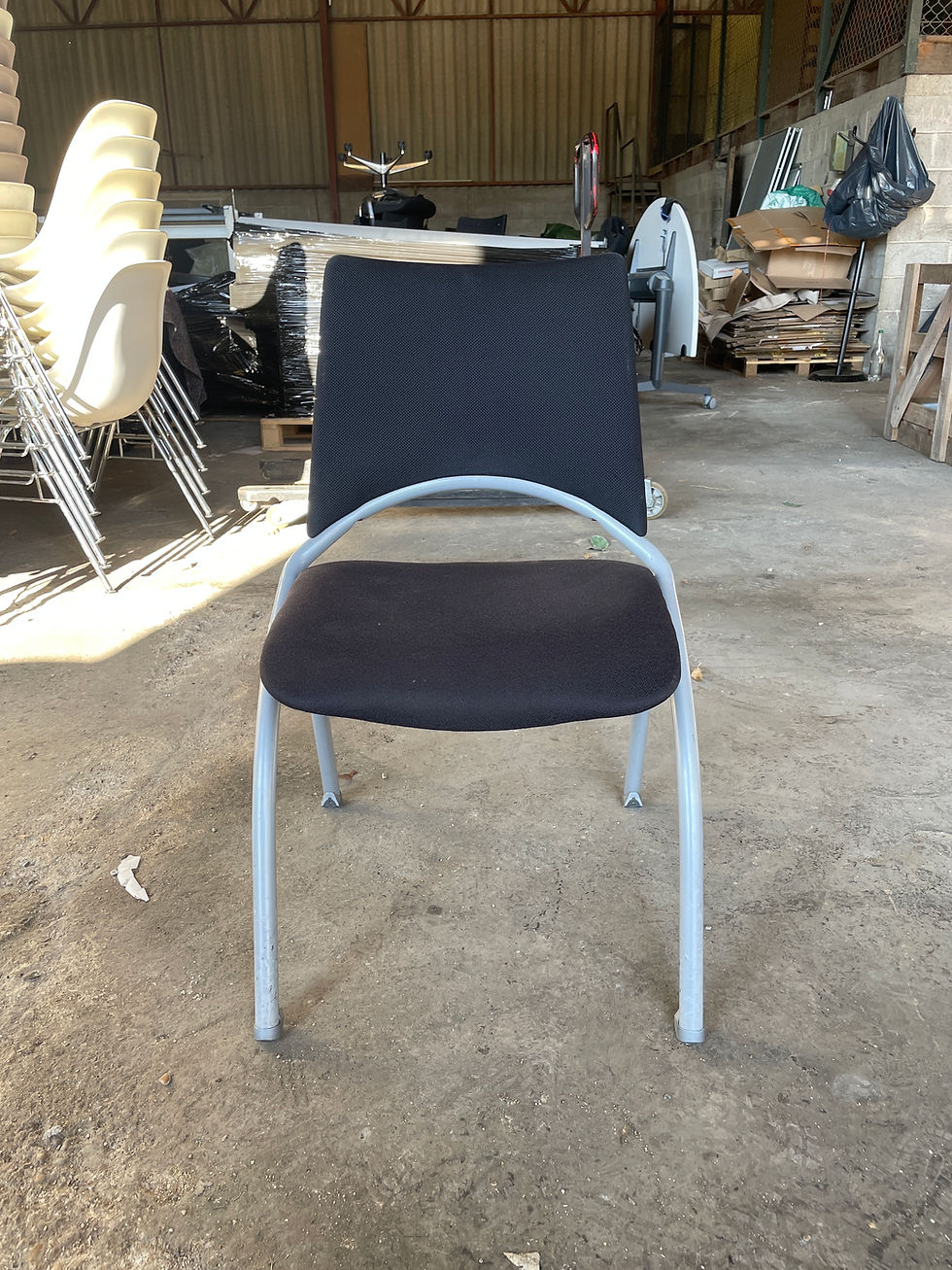 Miniature : Chaise visiteur noire WAP SOKOA (Qté : 1) CHA247