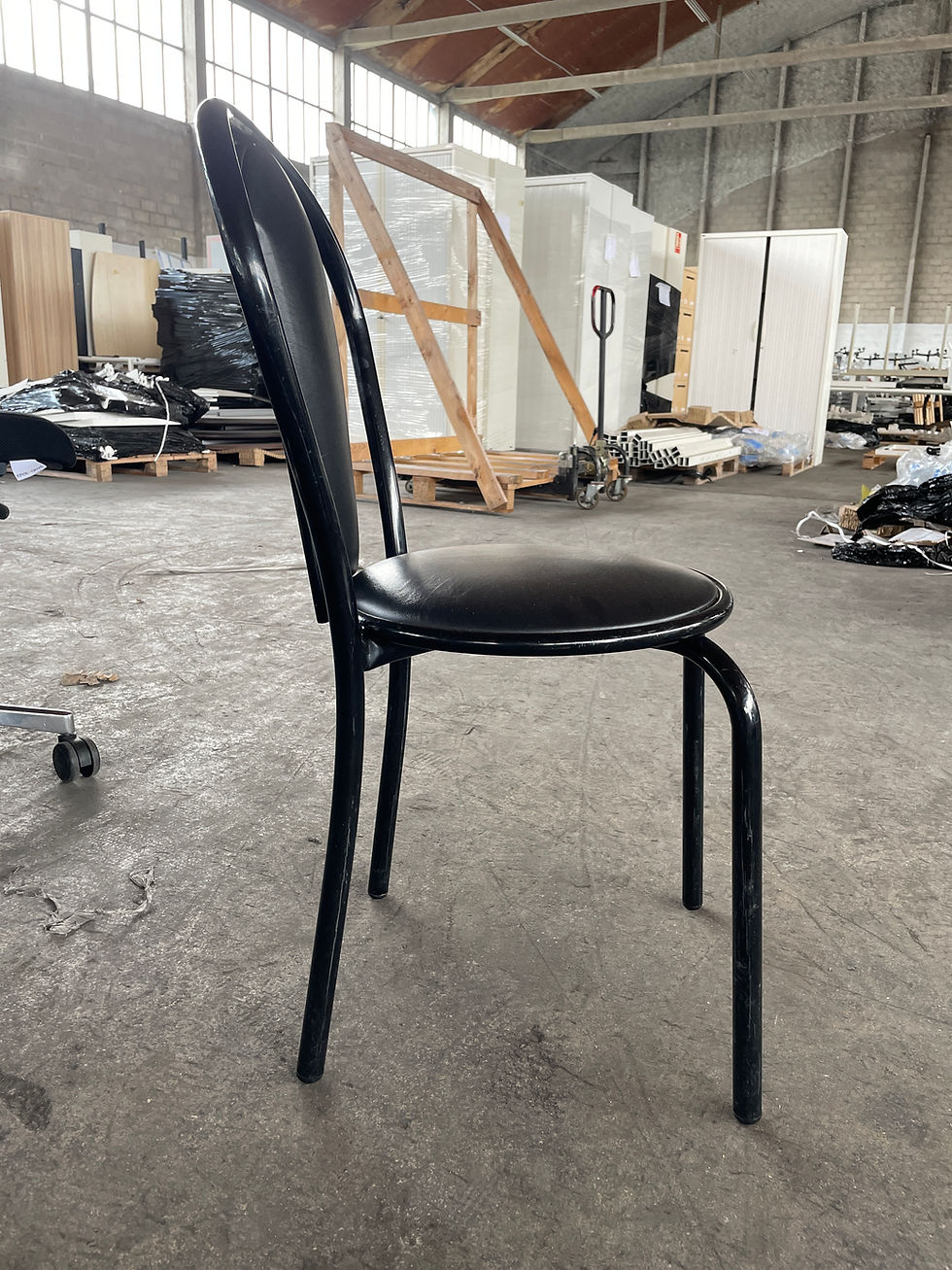 Miniature : Chaise de bistrot noire (Qté : 39) CHA372