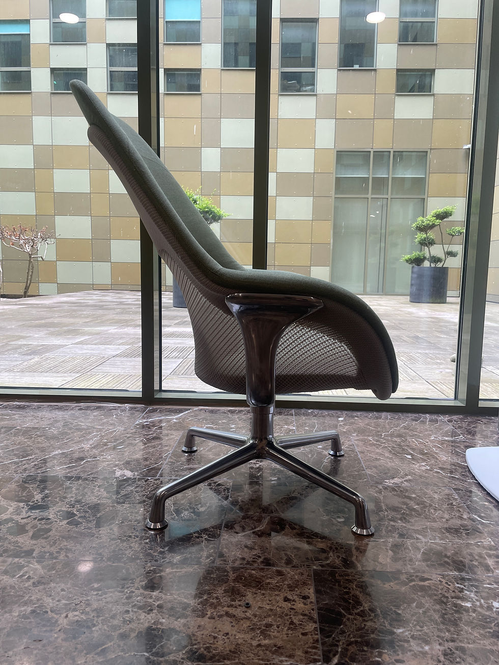 Miniature : Fauteuil vert lounge Steelcase  Scott Wilson (Qté : 1) FAU126