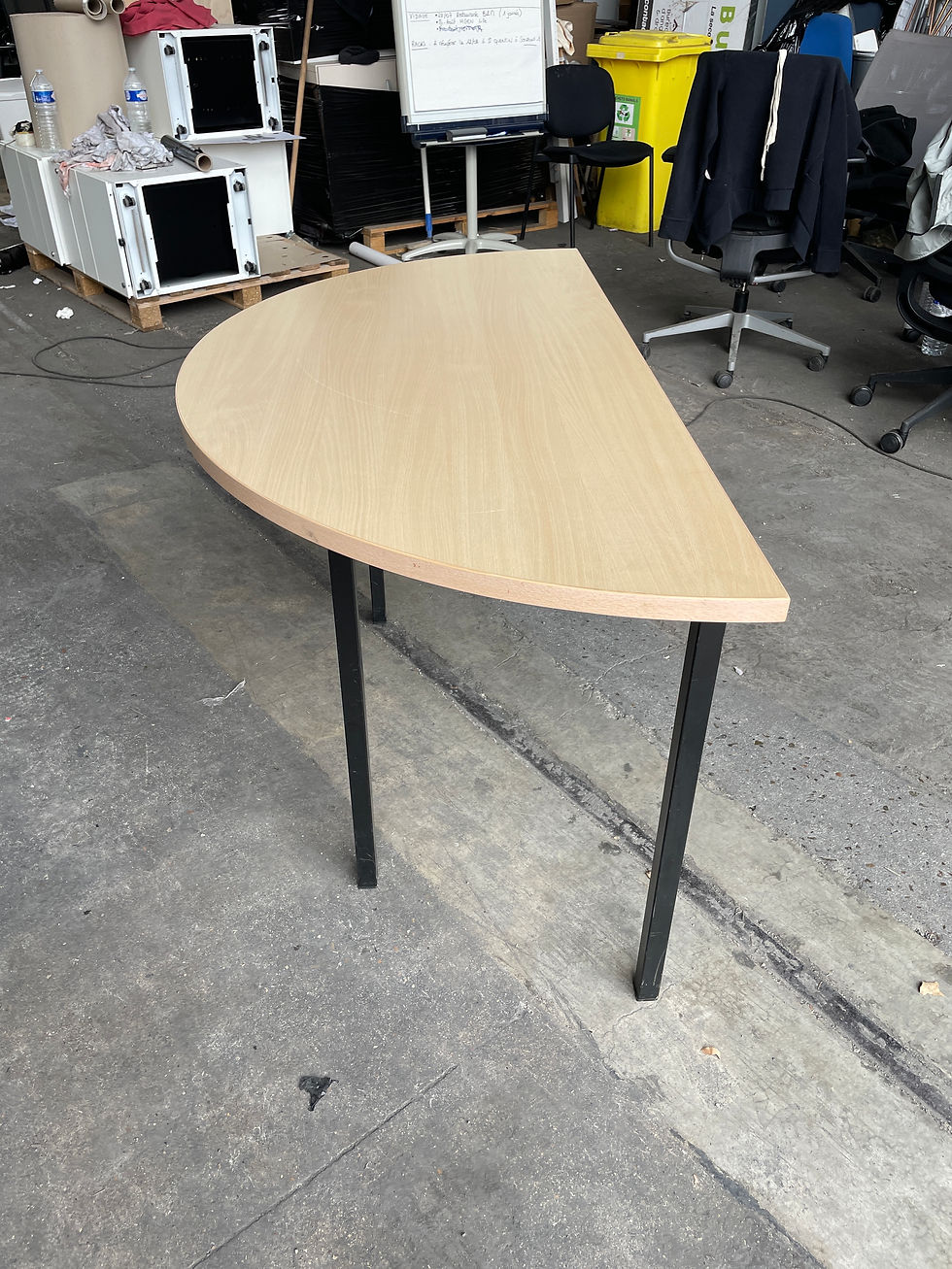 Miniature : Lot de 2 - Table demie lune en bois (Qté : 1) TAB437