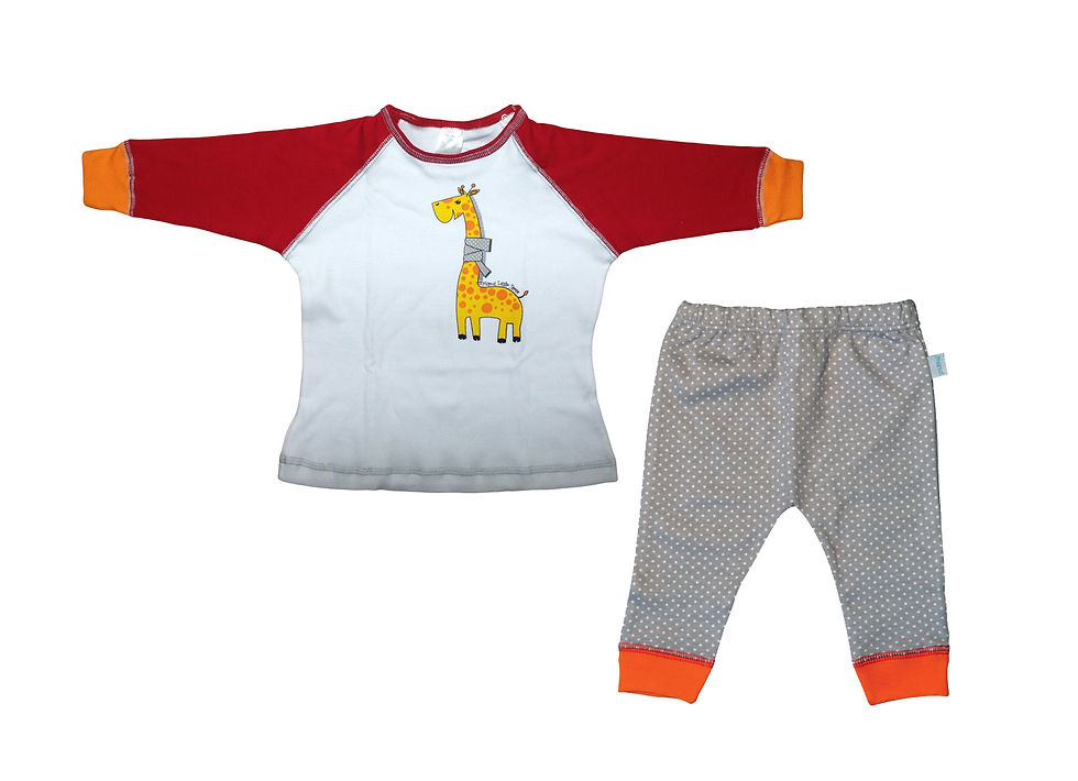 > Conjunto con remera Jirafa <