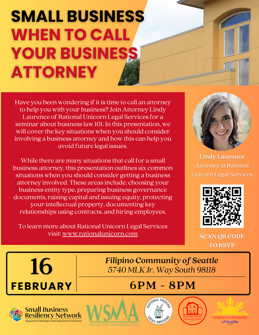 Feb 16 Small Business When to Call Your Business Attorney