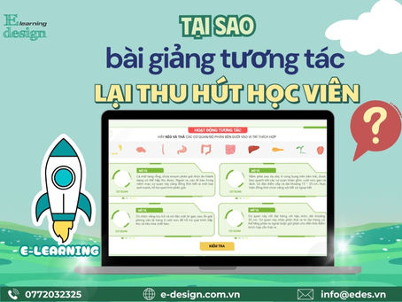 TẠI SAO BÀI GIẢNG TƯƠNG TÁC LẠI THU HÚT HƠN SLIDE NHIỀU CHỮ?
