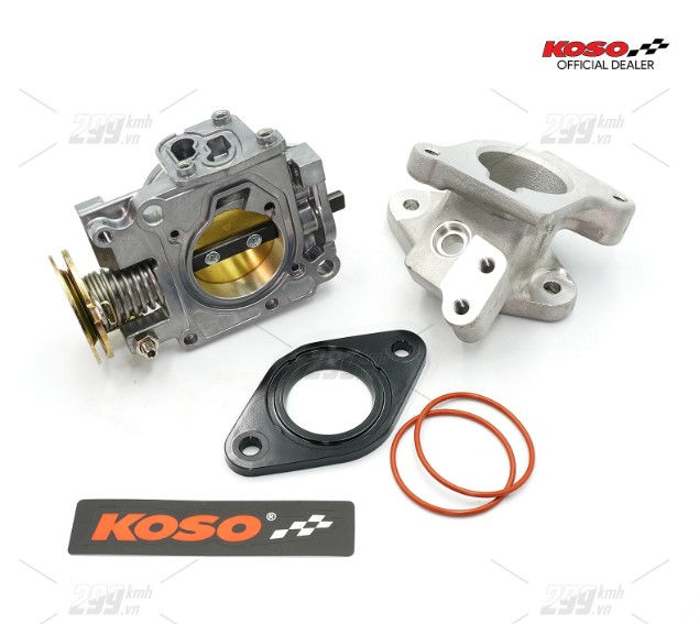 Họng xăng độ 34mm Koso Racing cho Winner, Winner X, Sonic