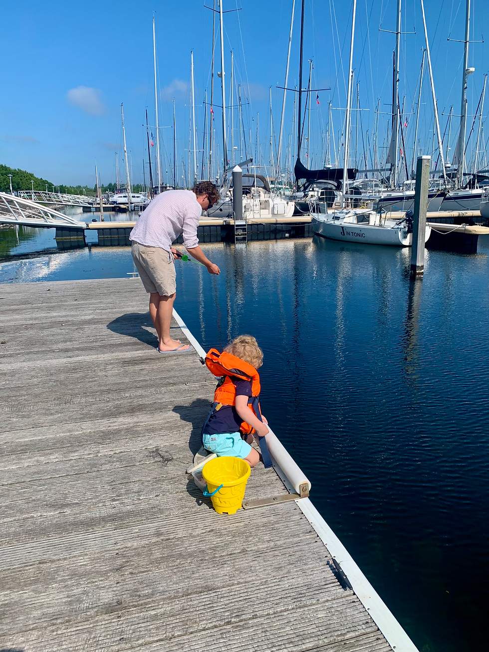 Foto: Krabben vangen, Jachthaven Bruinisse