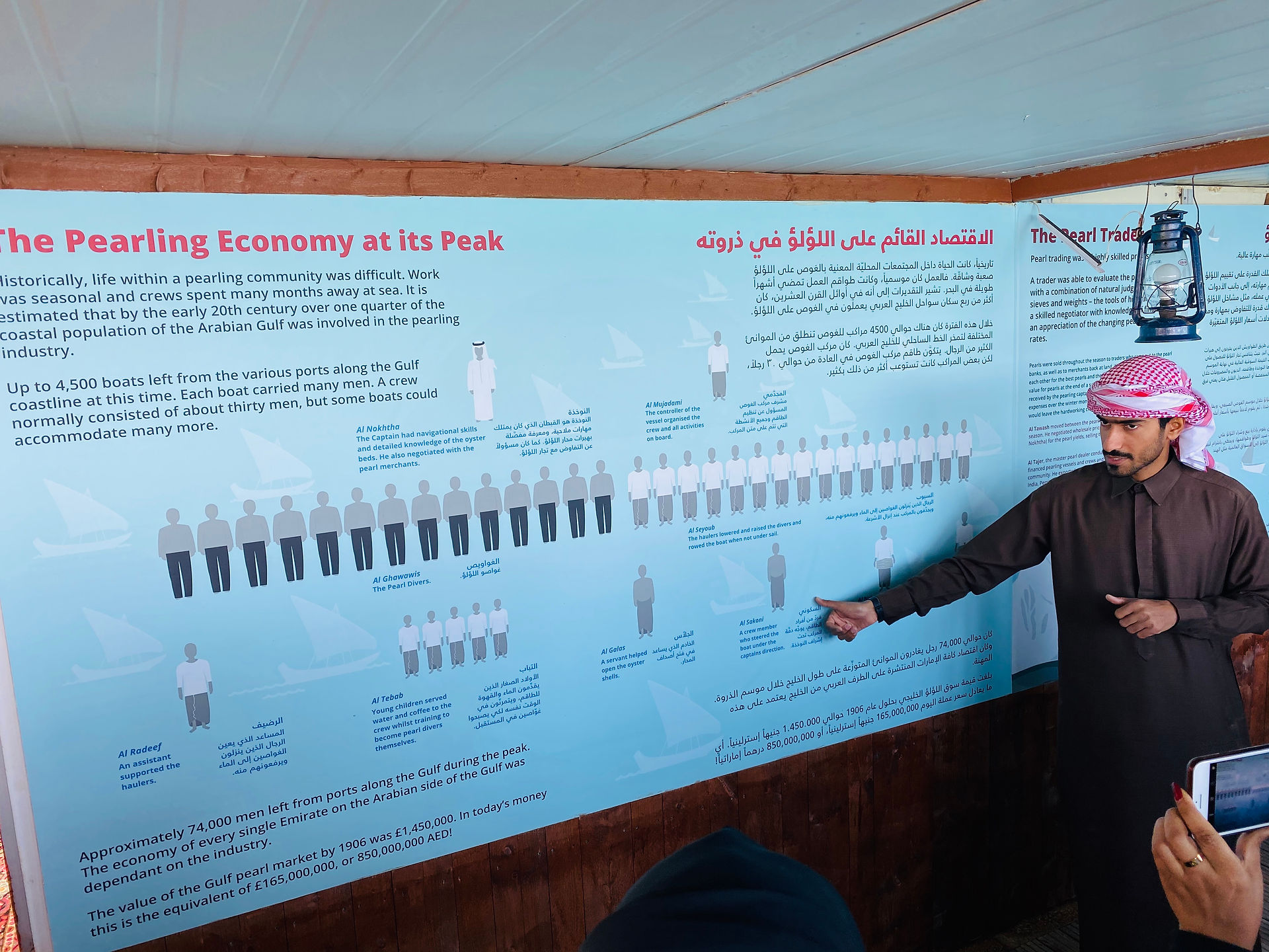 Presentation of Pearl Farming in Ras al-Khaimah