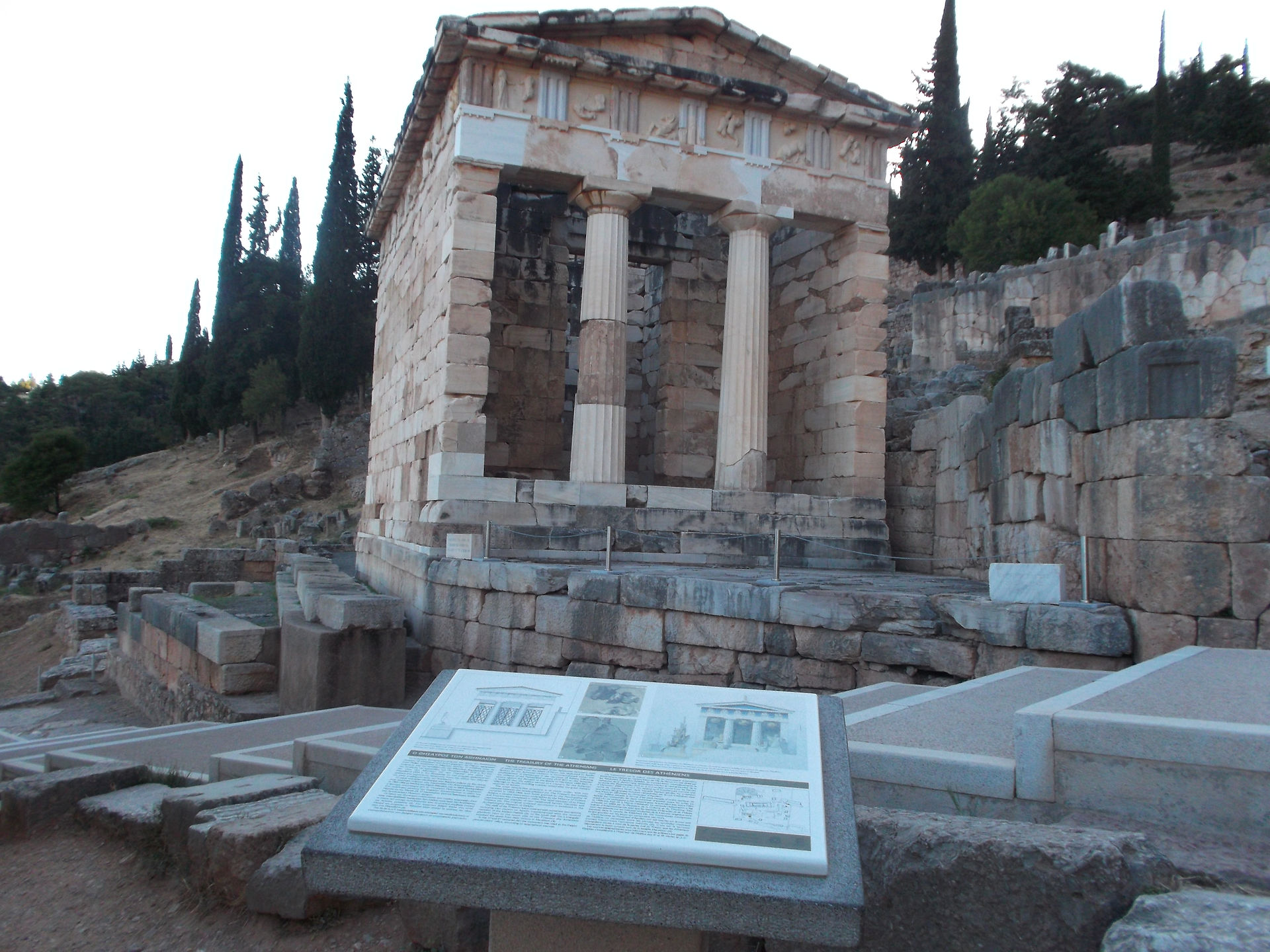 Athenian Treasury Delphi