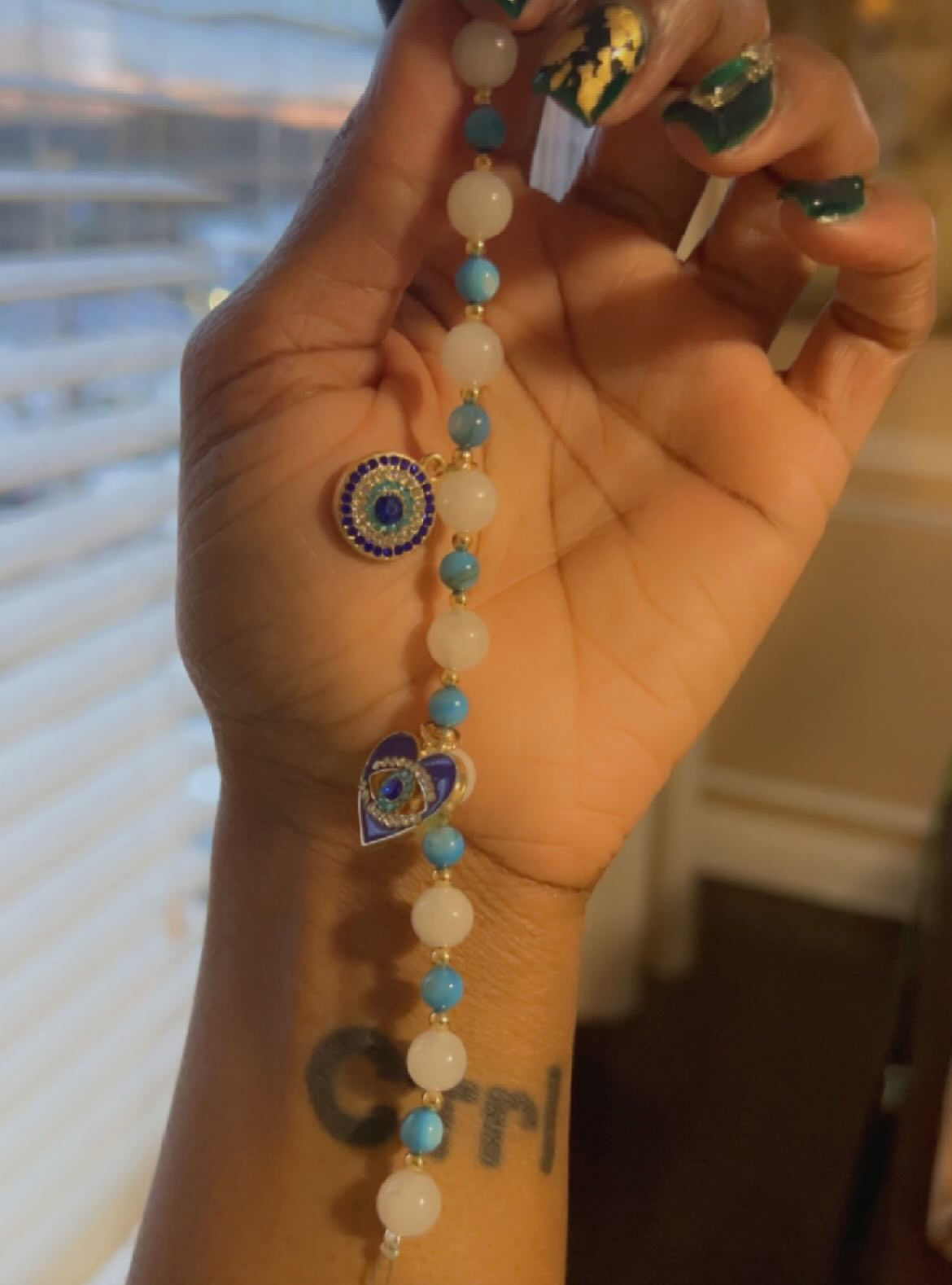 Custom Made / Blessed Rearview Mirror charm