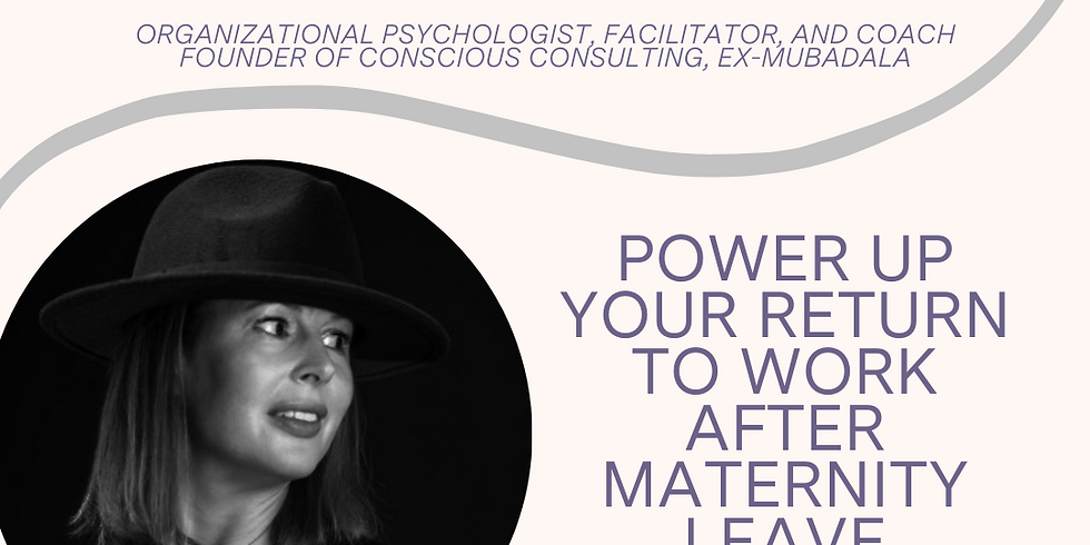 Power Up Your Return to Work After Maternity Leave