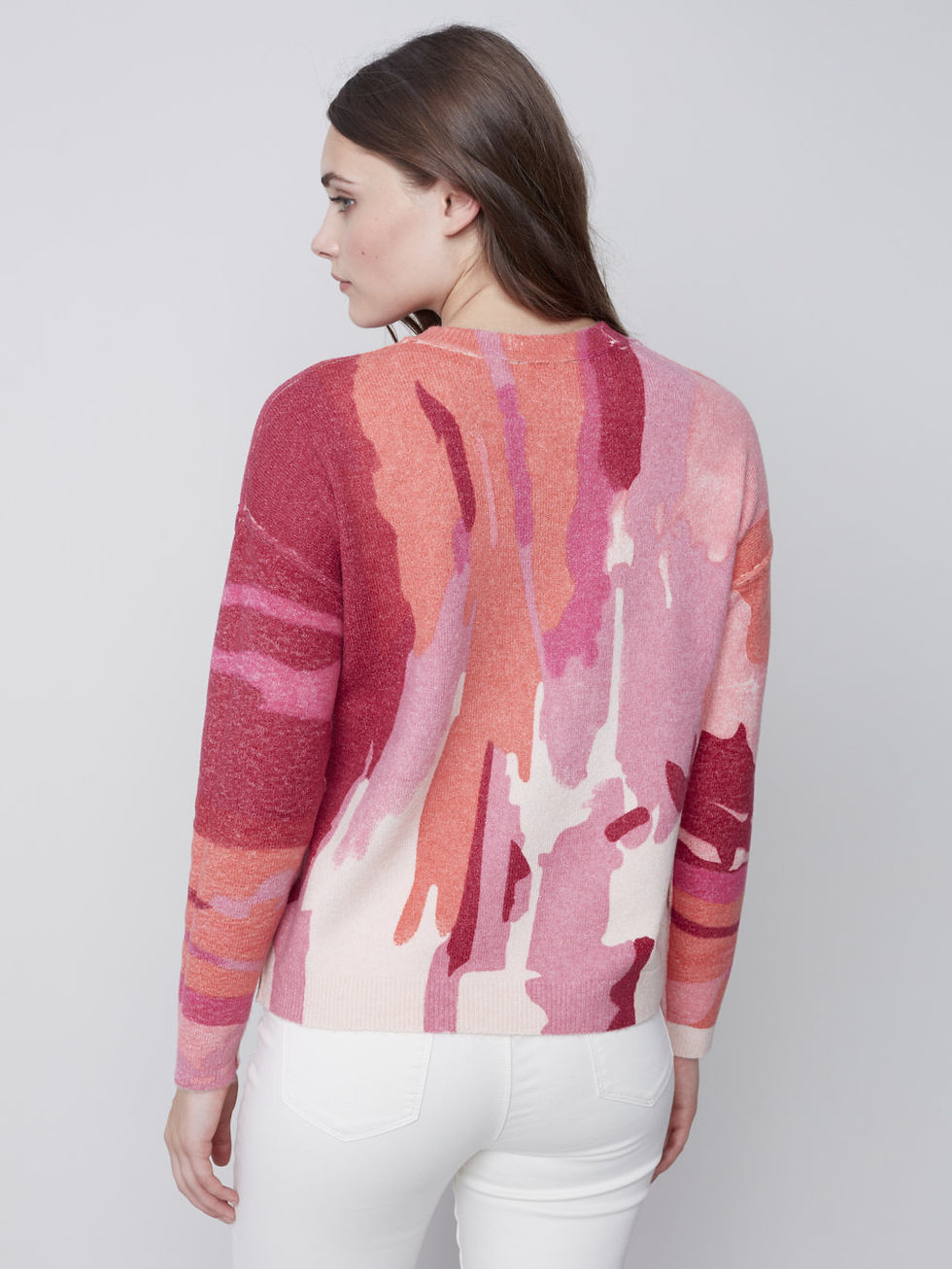 Thumbnail: Charlie B Reversible Orchid Sweater Style C2546