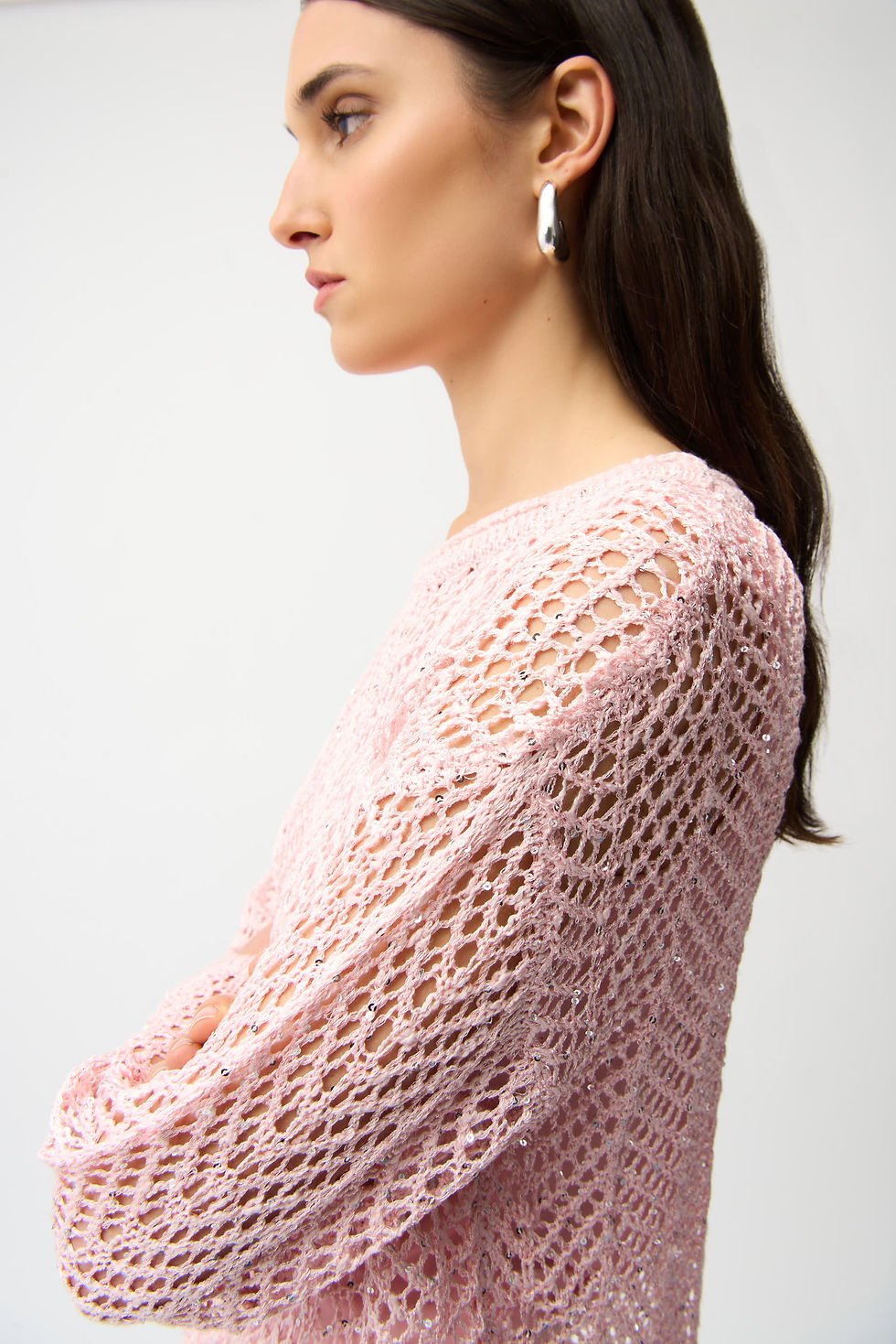 Thumbnail: Joseph Ribkoff Petal Pink Top Style 261915