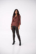 Thumbnail: Joseph Ribkoff Black/Multi Pant Style 234243