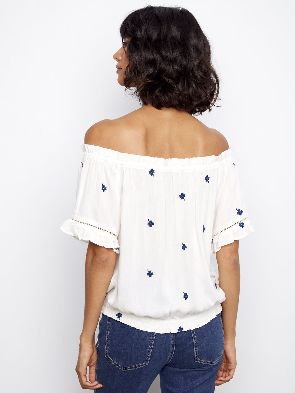 Miniature : Charlie B White/Navy Top Style C4554