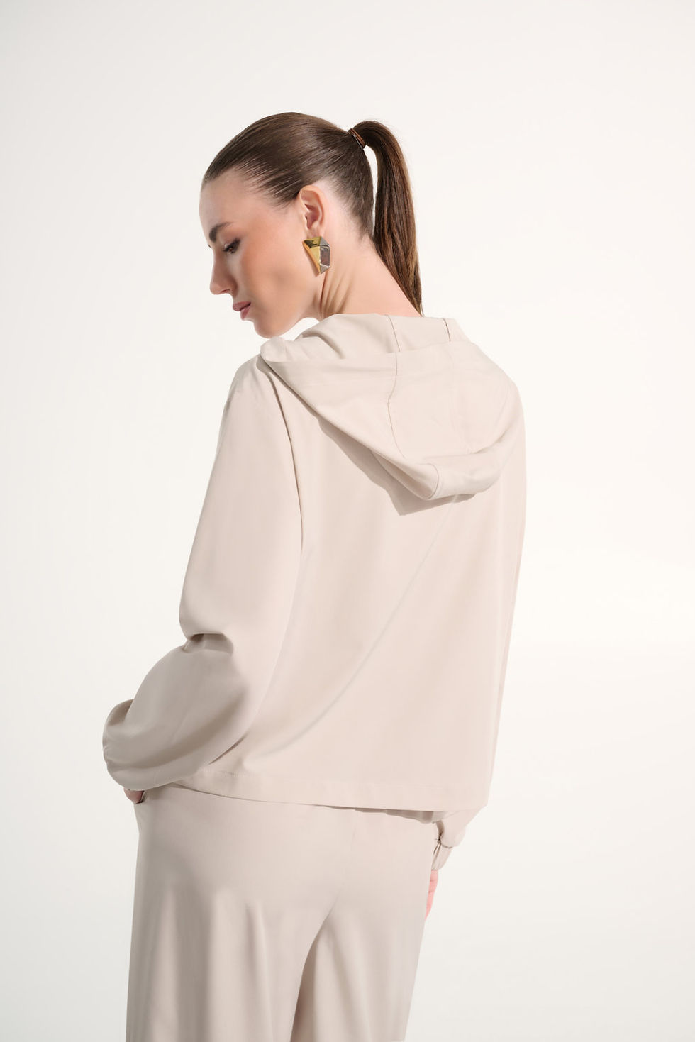 Thumbnail: Joseph Ribkoff Moonstone Hooded Jacket Style 262621