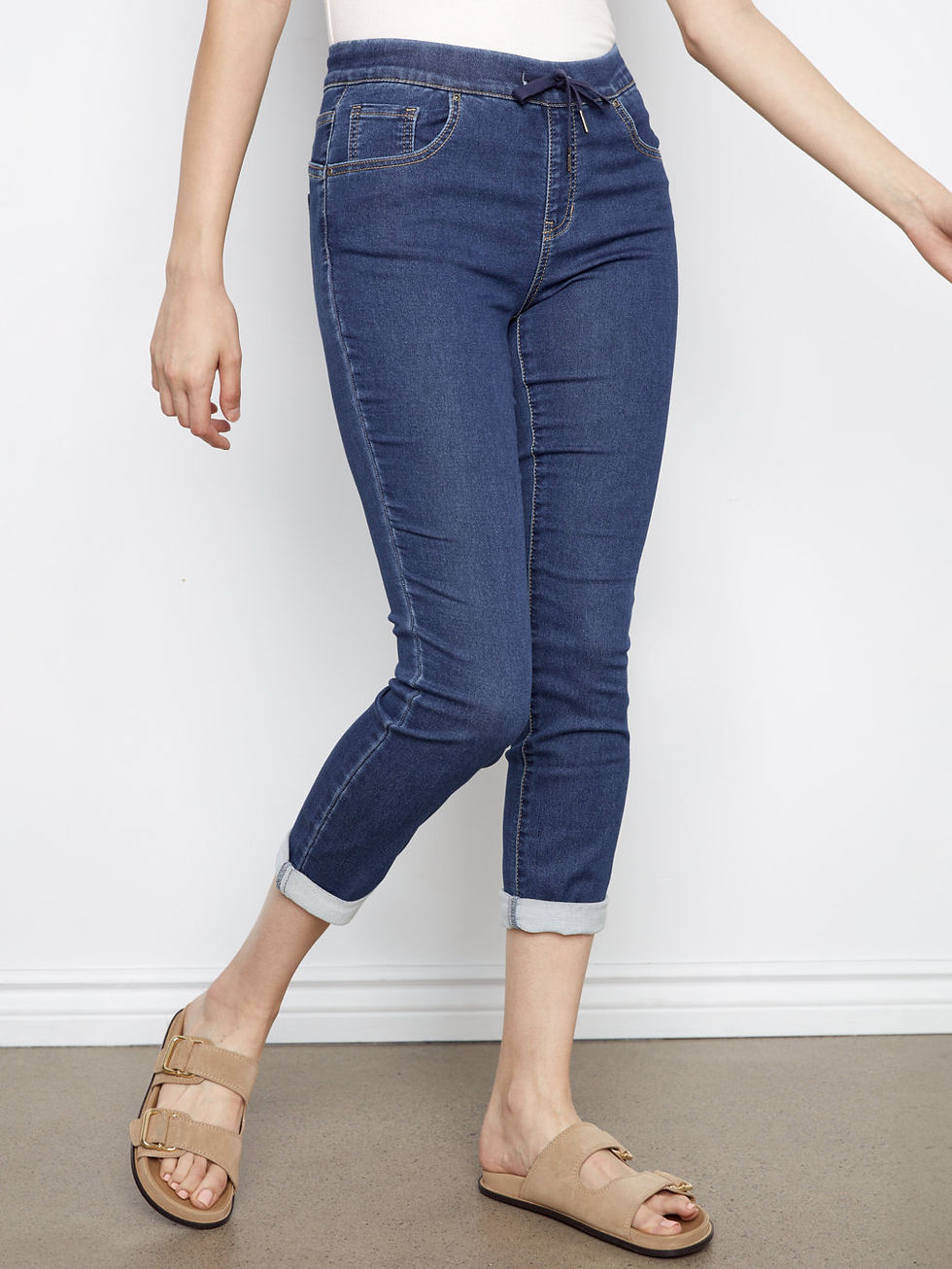 Thumbnail: Charlie B Indigo Jeans Style C5347