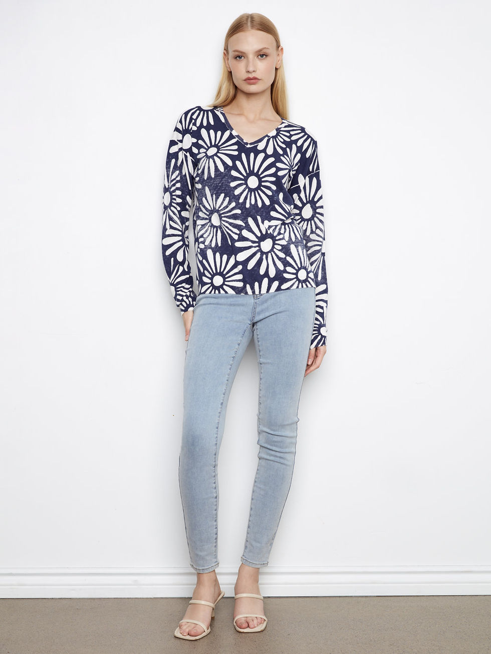 Thumbnail: Charlie B Nautical Reversible Top Style C2968