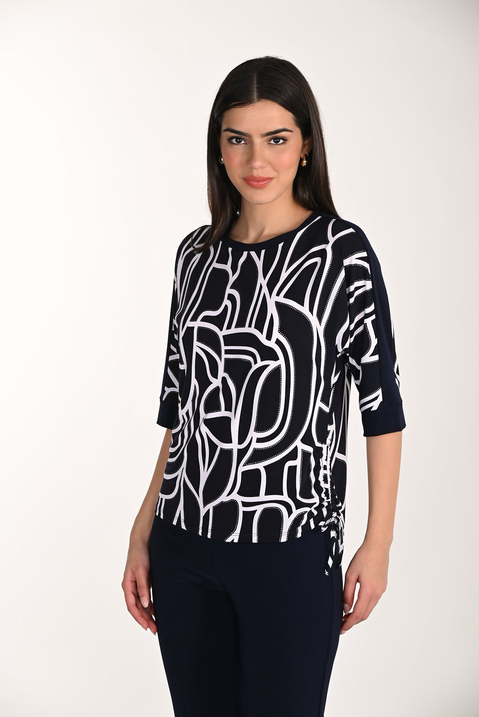 Miniature : Frank Lyman Midnight Blue/White Top Style 266114