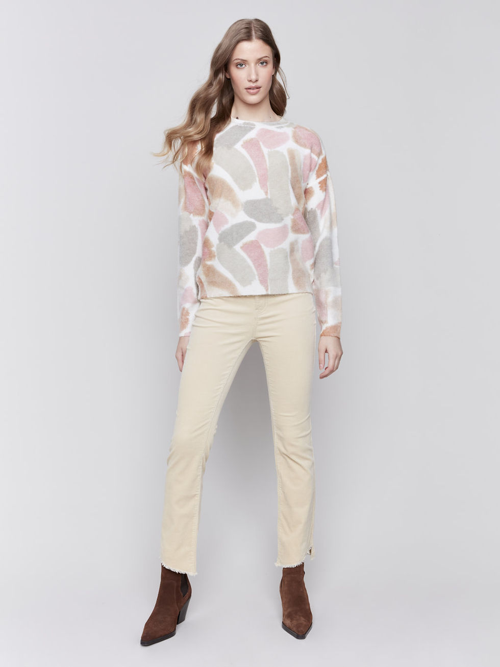 Thumbnail: Charlie B Spruce Reversible Sweater Style C2546
