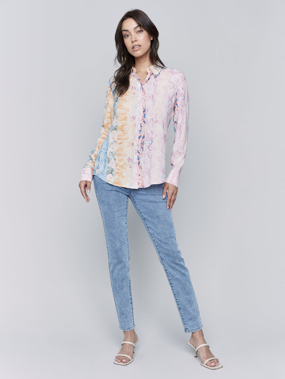 Thumbnail: Charlie B Wallpaper Blouse Style C4252