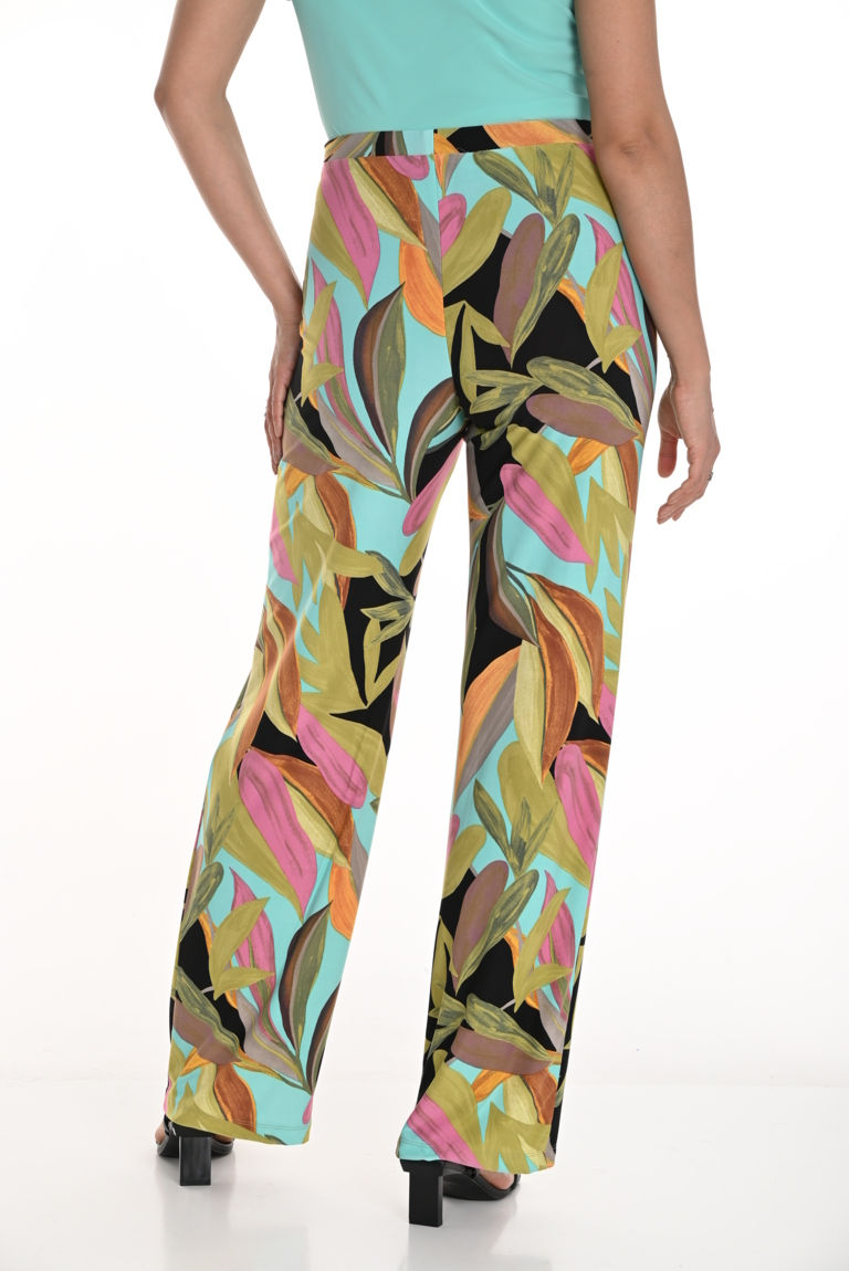 Miniature : Frank Lyman Aqua/Pink/Multi Pant Style 256237
