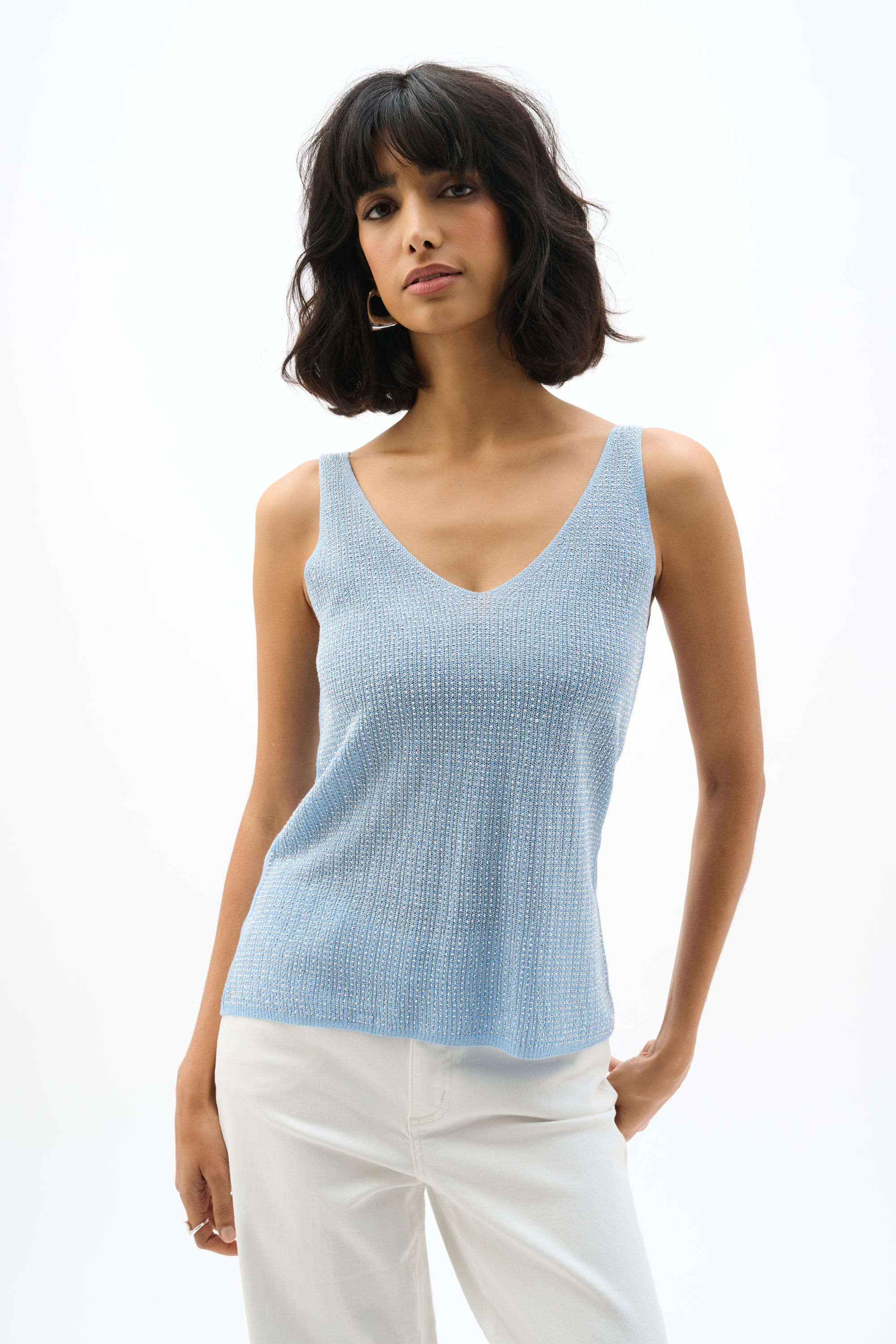 Joseph Ribkoff Sky Blue Top Style 252915