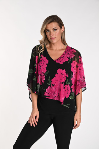 Frank Lyman Cover-Up 214144U-FB Fuchsia/Black