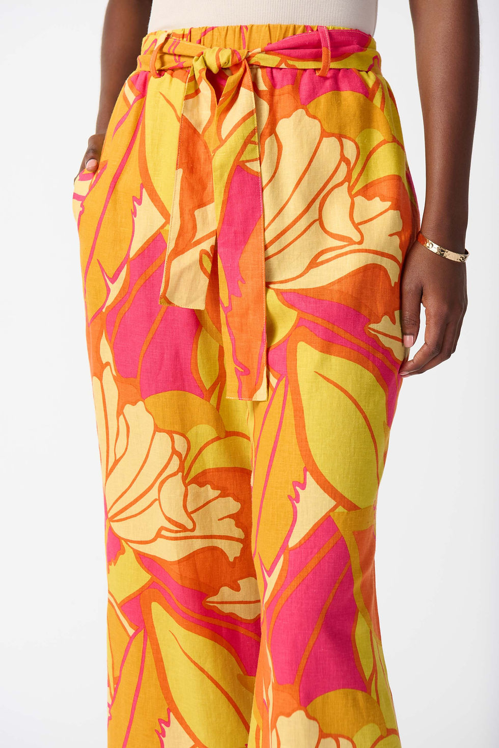 Thumbnail: Joseph Ribkoff Pink/Orange/Multi Pant Style 242910