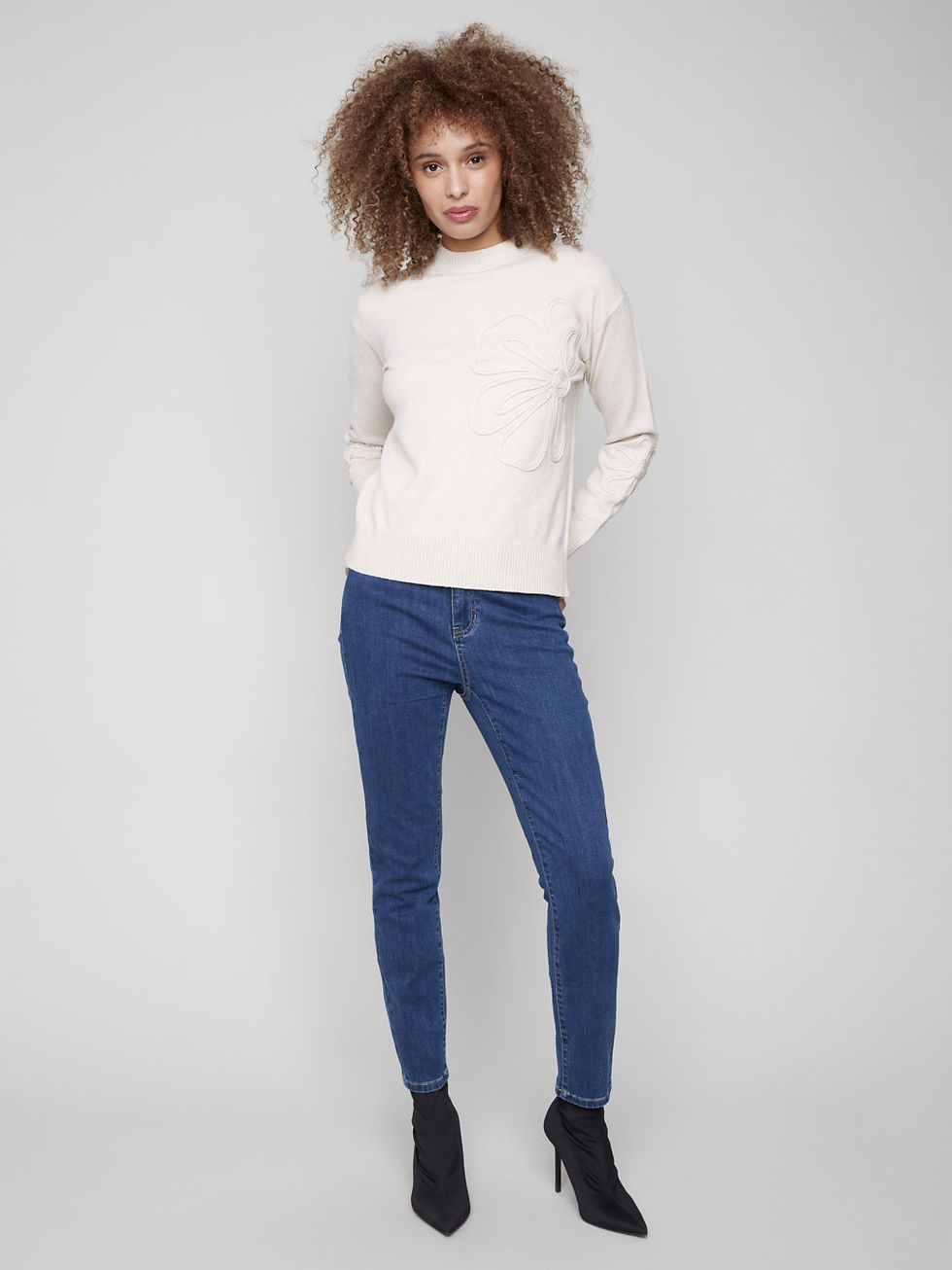 Thumbnail: Charlie B Oat Sweater Style C2857
