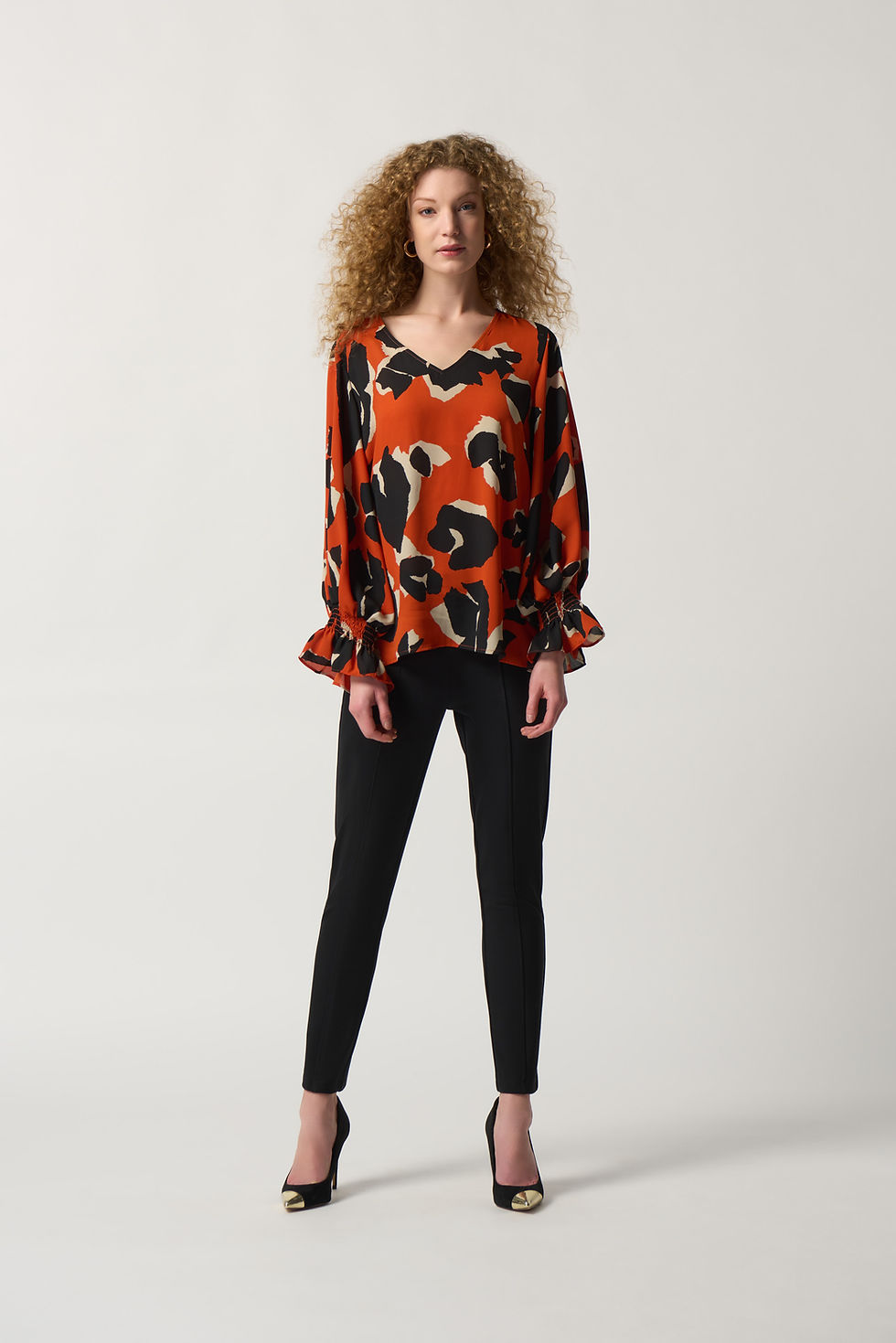 Miniature : Joseph Ribkoff Tandoori/Multi Blouse Style 233201