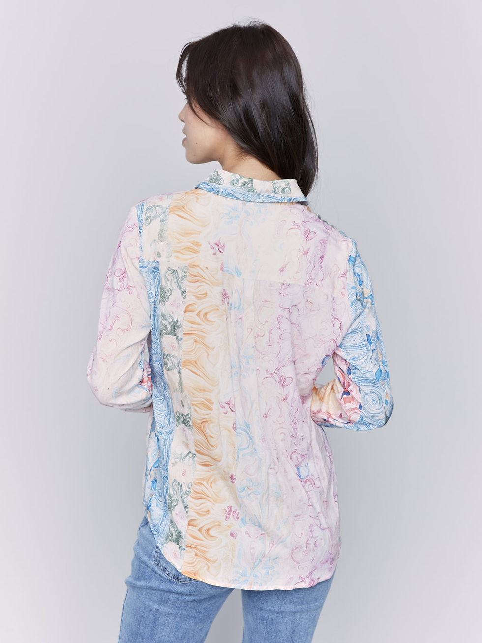 Thumbnail: Charlie B Wallpaper Blouse Style C4252