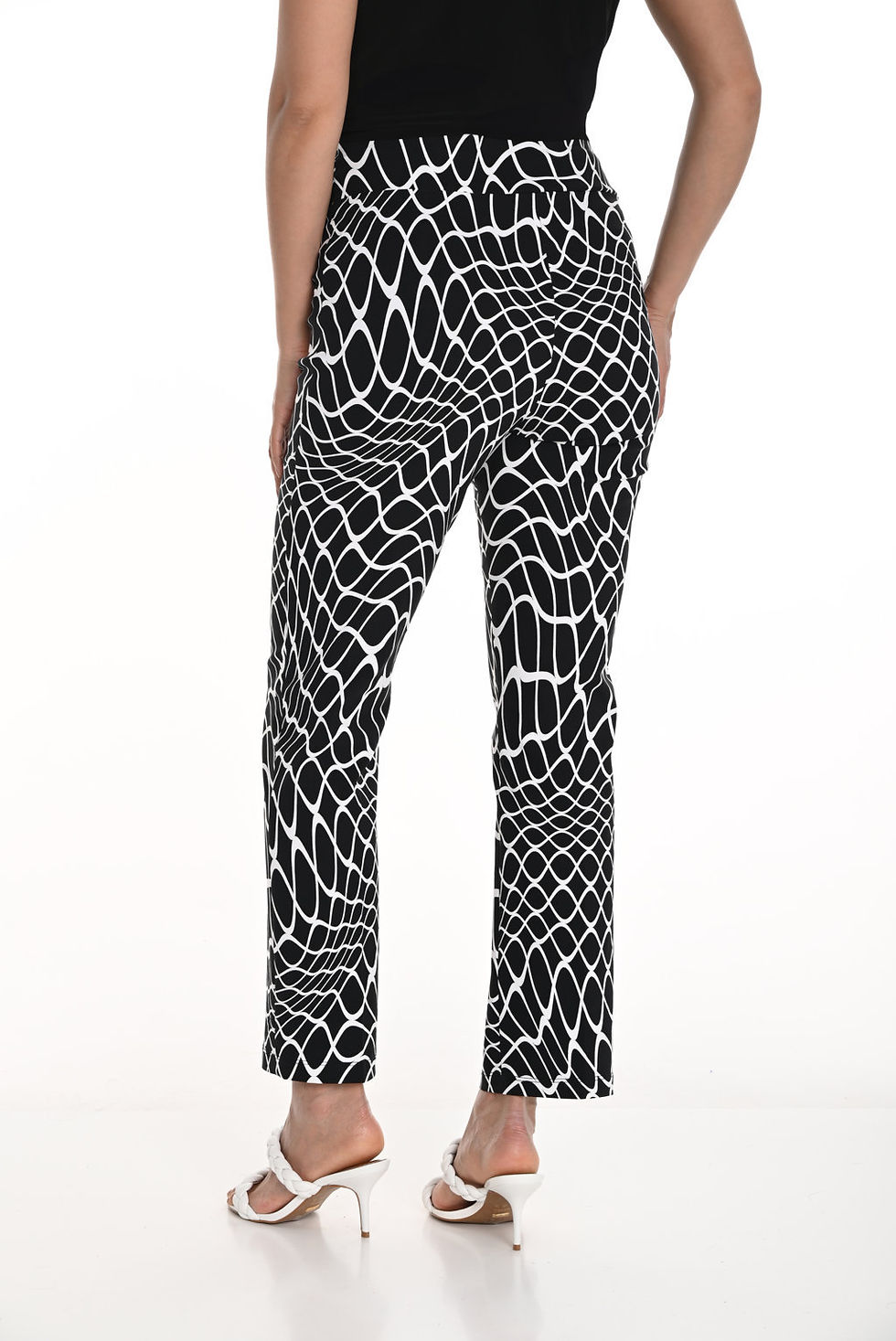 Miniature : Frank Lyman Black/Off White Pant Style 256251
