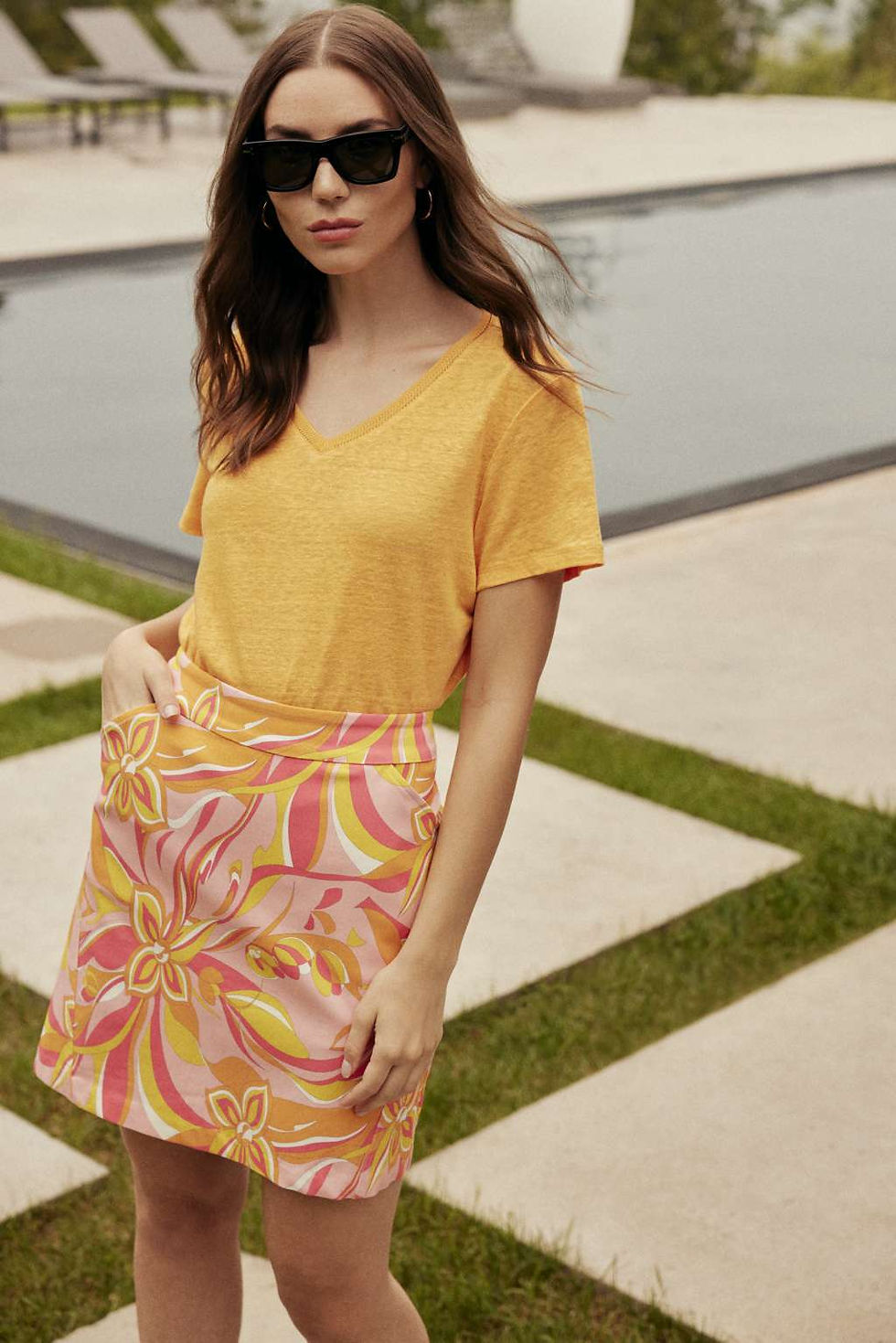 Thumbnail: Charlie B Sorbet Skort Style C7022