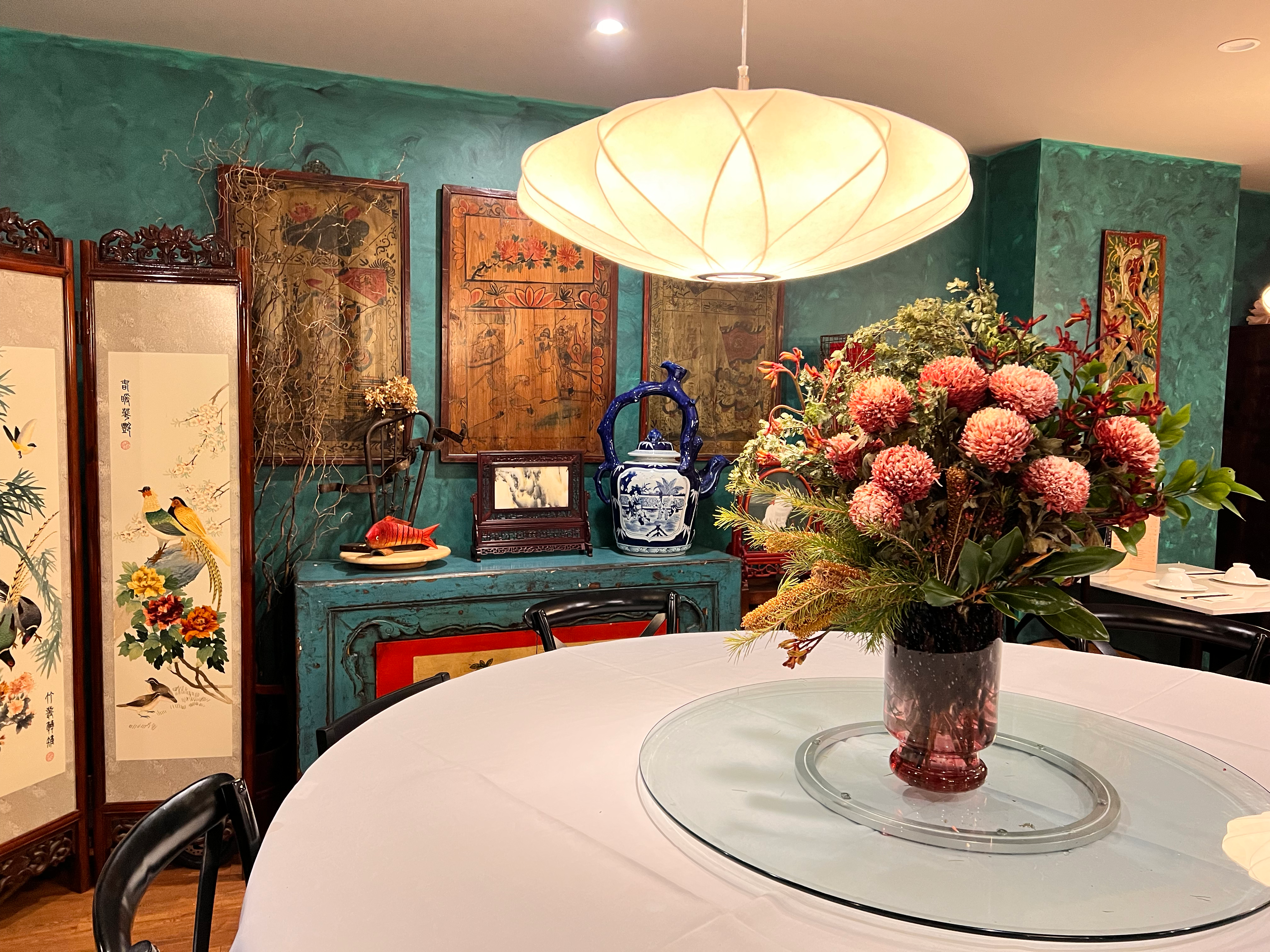 Arranged Food and Objects