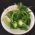 Side of veggie pho set