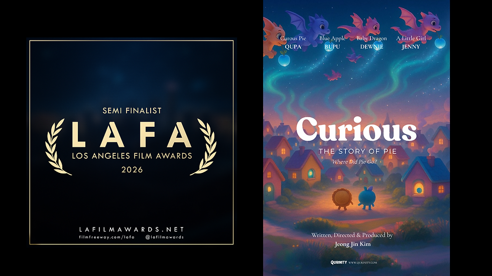 Curious: The Story of Pie Named Semi-Finalist at Los Angeles Film Awards 2026