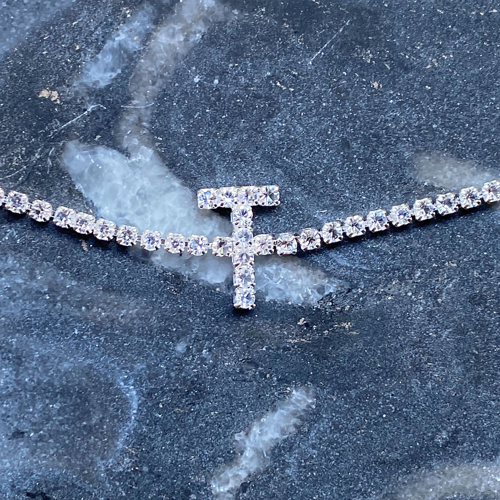 Thumbnail: Sparkly Initial Anklet