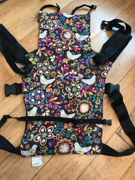 Connecta baby carrier - birds of norway pattern