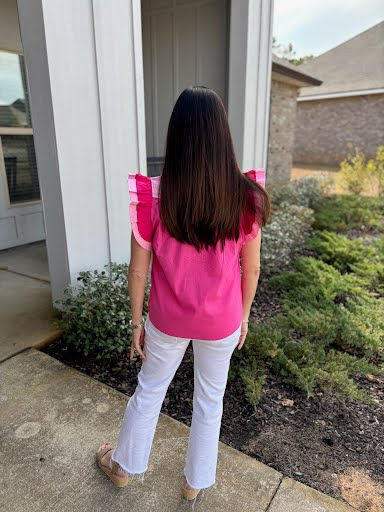 Thumbnail: Magenta Flutter Sleeve by THML