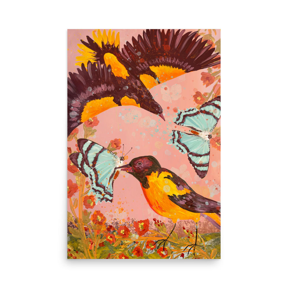 "Four of Wings" Tarot Print
