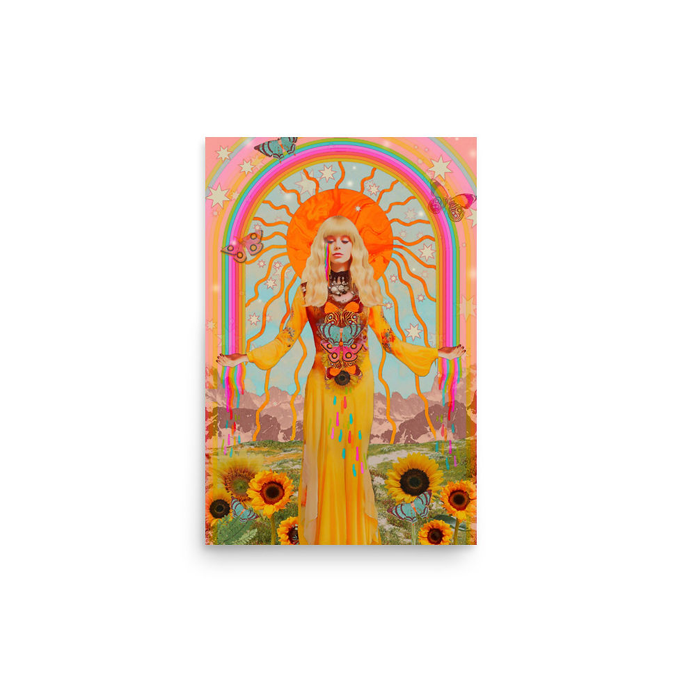 Thumbnail: "The Sun" Tarot Print