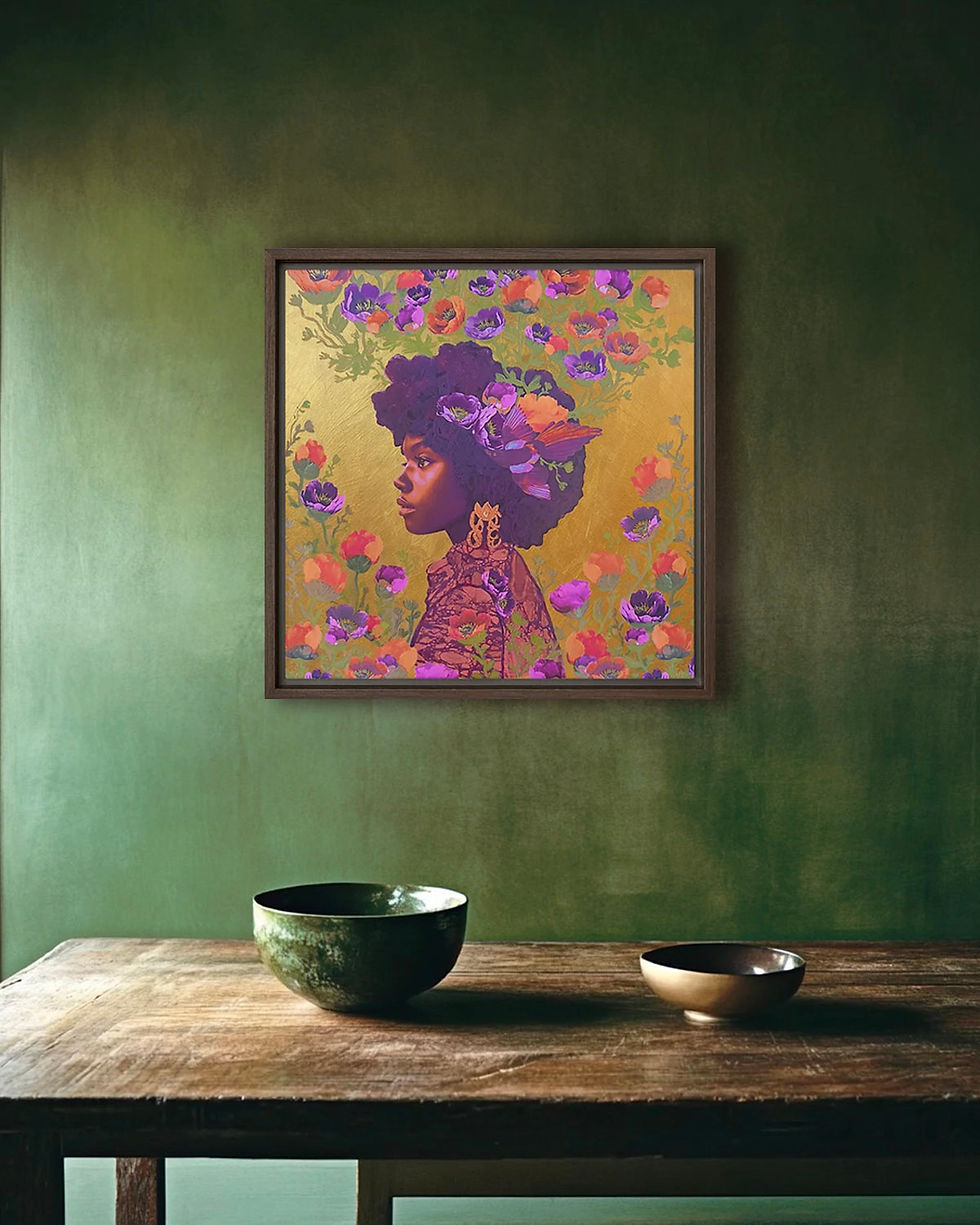 Thumbnail: "EverDawn IV" Framed Canvas Print